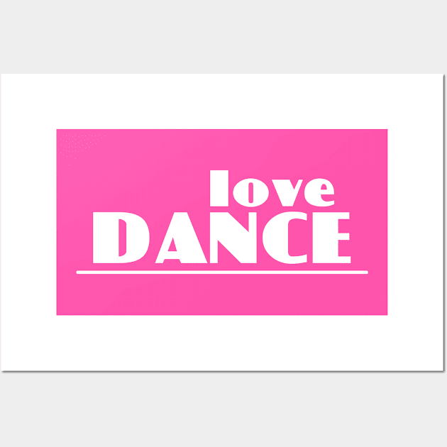 Love Dance White by PK.digart Wall Art by PK.digart